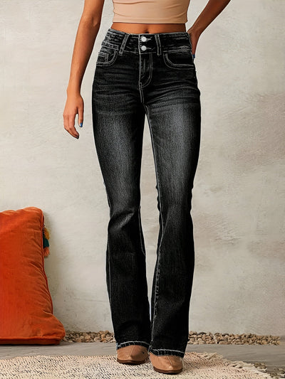 Alana™ Flared Jeans med høy midje