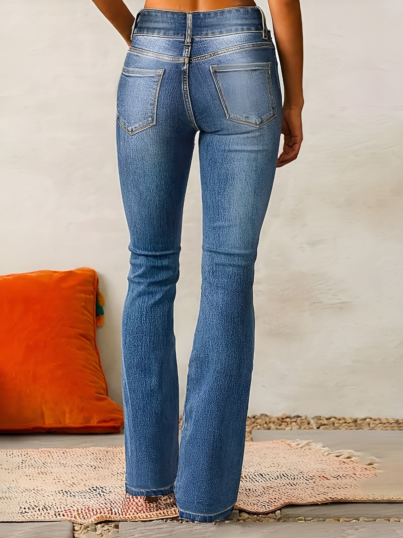 Alana™ Flared Jeans med høy midje