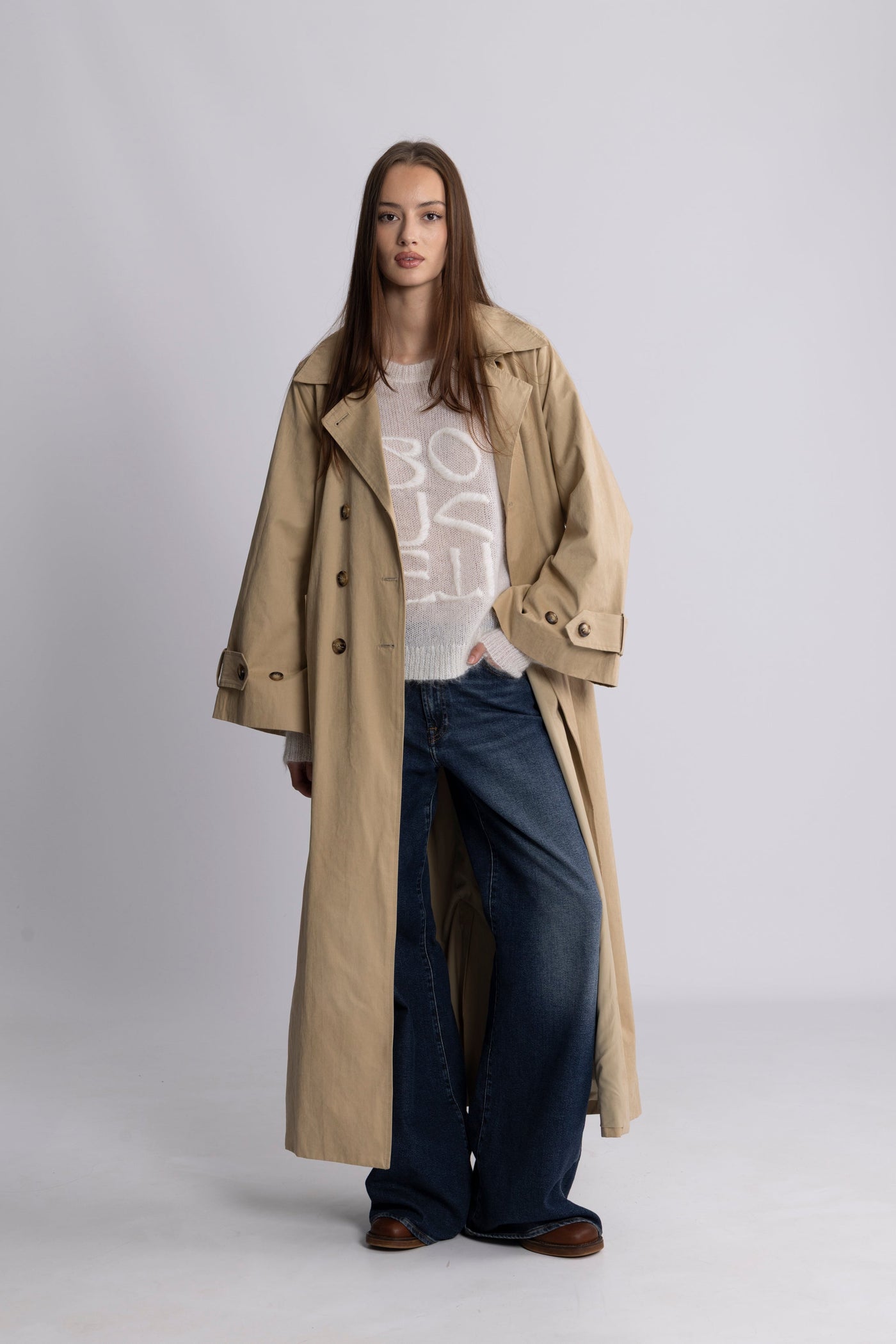Anastasia Trenchcoat – Beige