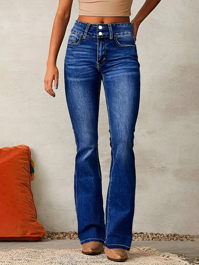 Alana™ Flared Jeans med høy midje